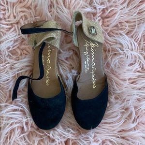 Black espadrilles NWOT size 37